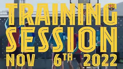 Entrenamiento de recuperación del Barça con la vista puesta en Osasuna / FCB