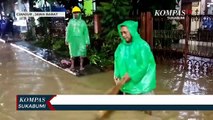 Tiga Sungai Meluap Rendam Akses Jalan Nasional Di Cianjur Selatan