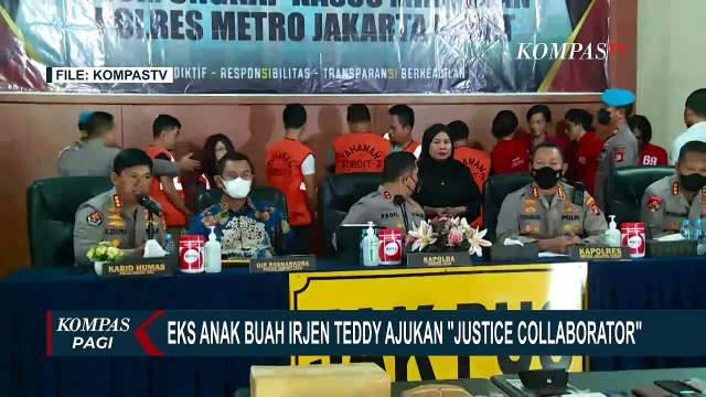 Terkait Kasus Narkoba, Mantan Anak Buah Irjen Teddy Minahasa Ajukan Justice Collaborator