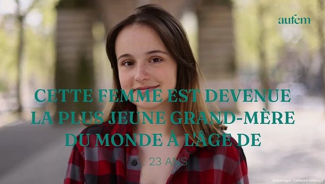 Cette femme est devenue la plus jeune grand-mère du monde à l'âge de... 23 ans