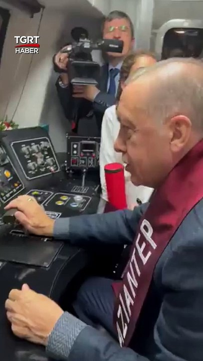 Erdoğan Gaziray'ın Makinist Koltuğuna Geçti