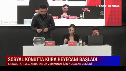 Cumhuriyet tarihinin en büyük sosyal konut projesinde ilk kuralar çekildi