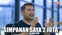 Rafizi: Simpanan saya RM2 juta pada usia 30 tahun