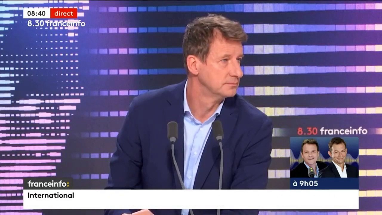Le député européen écologiste Yannick Jadot défend les actions chocs des nouveaux groupes écologistes, reconnaissant leur non violence et leur "désespoir" face à l'inaction climatique - VIDEO