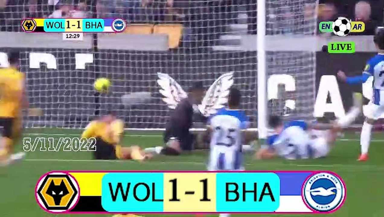 Wolves 2-3 Brighton / برايتون 2- 2 وولفرهامبتون   / English Premier League 2022 / 2023  الدوري الإنجليزي الممتاز