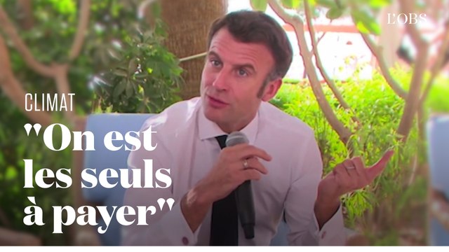 COP27 : Emmanuel Macron appelle les Etats-Unis et la Chine à payer leur part