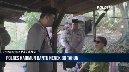 Kapolres Karimun Bersama Sat Binmas Sambangi Masyarakat Yang Membutuhkan Bantuan