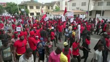 Ghanaian protesters demand president step down over economic crisis