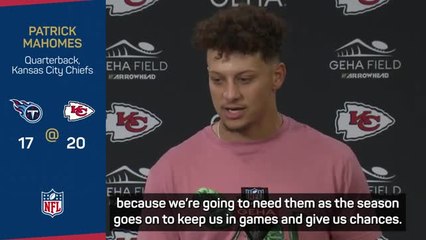 Chiefs need tough games to win the Super Bowl - Mahomes