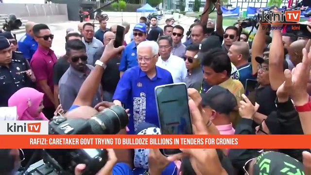 Rafizi: Caretaker govt trying to bulldoze billions in tenders for cronies