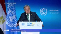 Guterres: “Estamos en una autopista hacia el infierno climático”