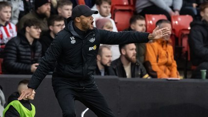 Vincent Kompany explains why he didn't change the system after Sheffield United equaliser
