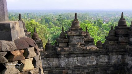 Exploring Borobudur Temple in Indonesia with Relaxing Music