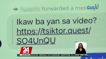 Mensaheng nagtatanong ng “Ikaw ba ang nasa video?”, scam ayon sa PNP-ACG | 24 Oras