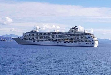 Datça'ya ilk kez kruvaziyer gemisi geldi