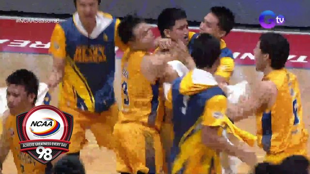 NCAA Season 98 | Agem miranda delivers the game-winner | JRU vs. EAC (Men's Basketball Round 2)