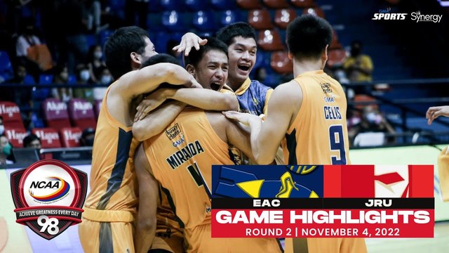 NCAA Season 98 | Game Highlights: JRU vs EAC | Men's Basketball Tournament Round 2