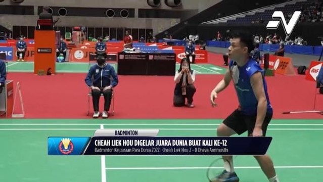 Cheah Liek Hou bergelar Juara Para Dunia buat kali ke-12