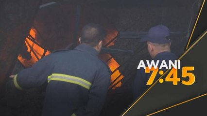 Kebakaran | Bangunan tiga tingkat runtuh, pencarian giat dijalankan