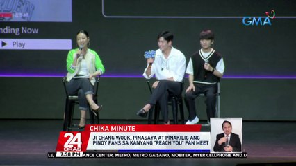 Ji Chang Wook, pinasaya at pinakilig ang Pinoy fans sa kanyang "Reach You" fan meet | 24 Oras