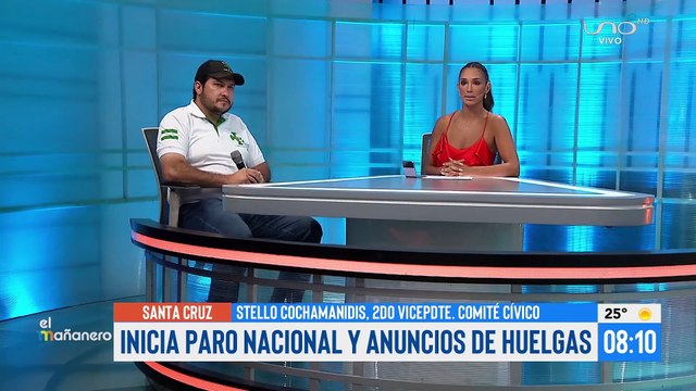 Cívicos cruceños se pronuncian por inicio del paro nacional en defensa del censo 2023