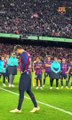 Gerard Piqué el día de su retiro