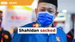 Shahidan, 3 others sacked from Umno
