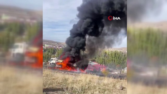 Ağrı’da yakıt tankeriyle yolcu otobüsü çarpıştı! Ölü ve yaralılar var