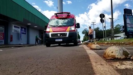 Com lesão na cabeça, idosa de 81 anos é socorrida pelo Corpo de Bombeiros