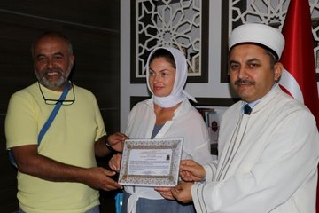 Fethiye'de Ukraynalı "Yuliia" Müslüman olup "Hülya" adını aldı