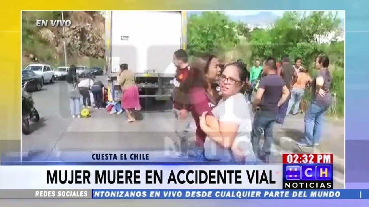 Debajo de camión queda cuerpo de mujer