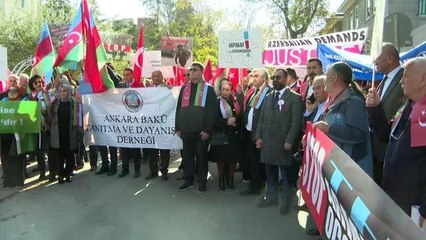STK'ler, Fransa Senatosunda görüşülecek Azerbaycan'a yaptırım tasarısını protesto etti