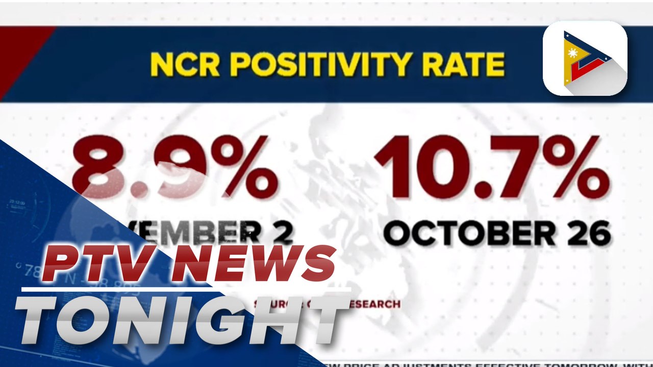 OCTA: Lowest NCR positivity rate recorded in November