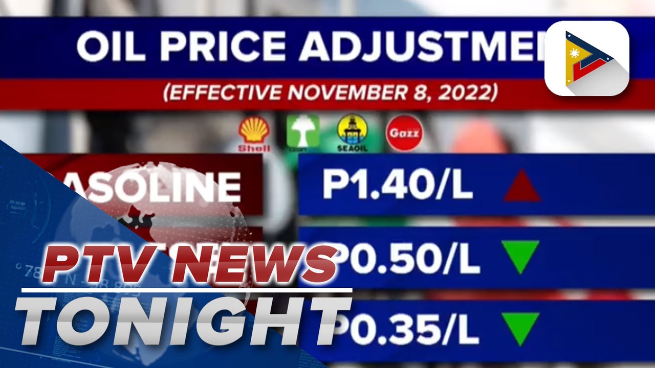 Oil firms to implement price adjustments effective Nov. 8