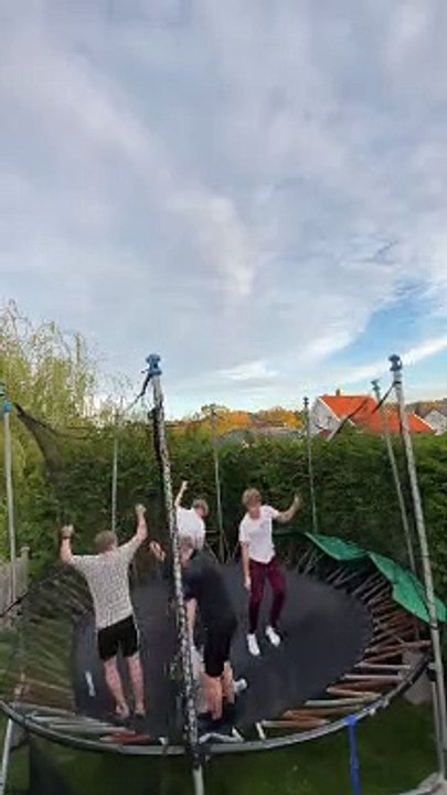 A Trampoline Tumble