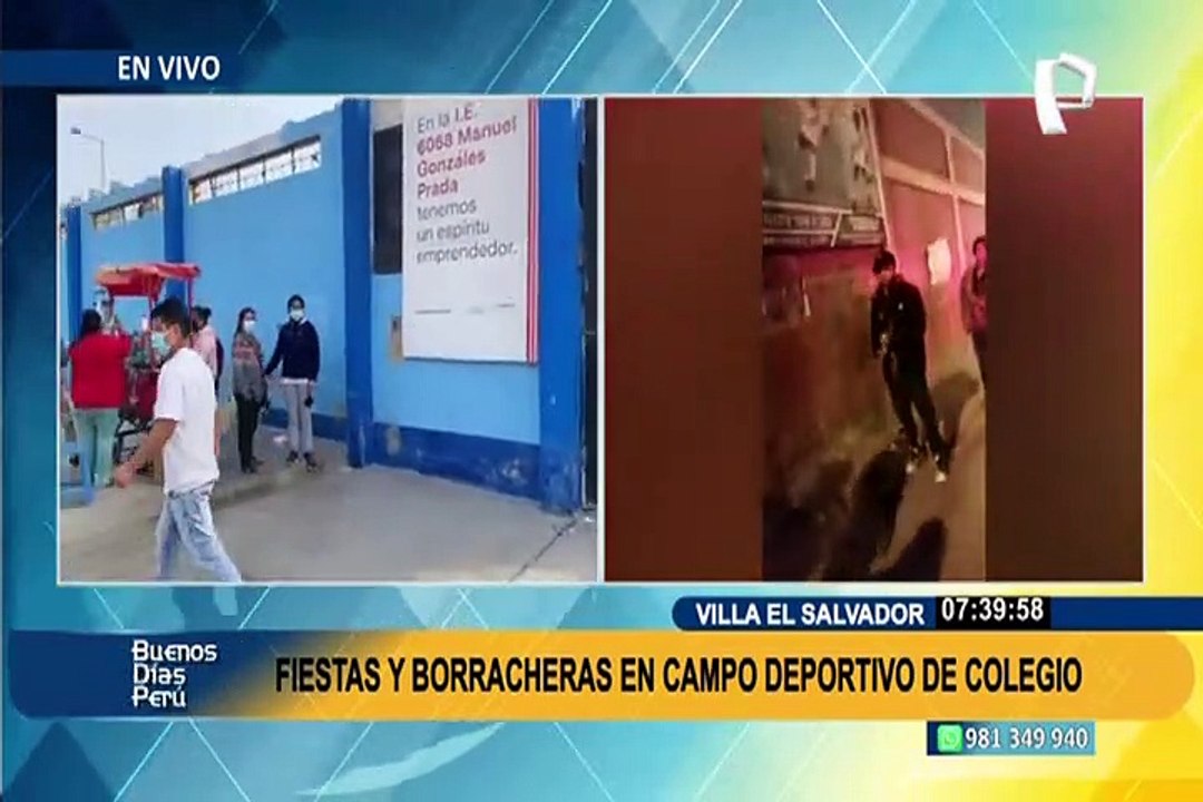 VES: denuncian fiestas y borracheras al interior de colegio "autorizadas" por el director