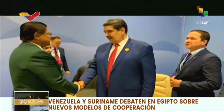 Venezuela y Suriname abordan temas de la agenda de cooperación bilateral