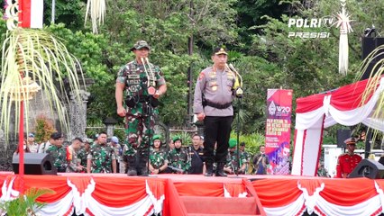 Panglima TNI, Kapolri & Menkomarves RI Pimpin Apel Gelar Pasukan Pengamanan VVIP KTT G-20