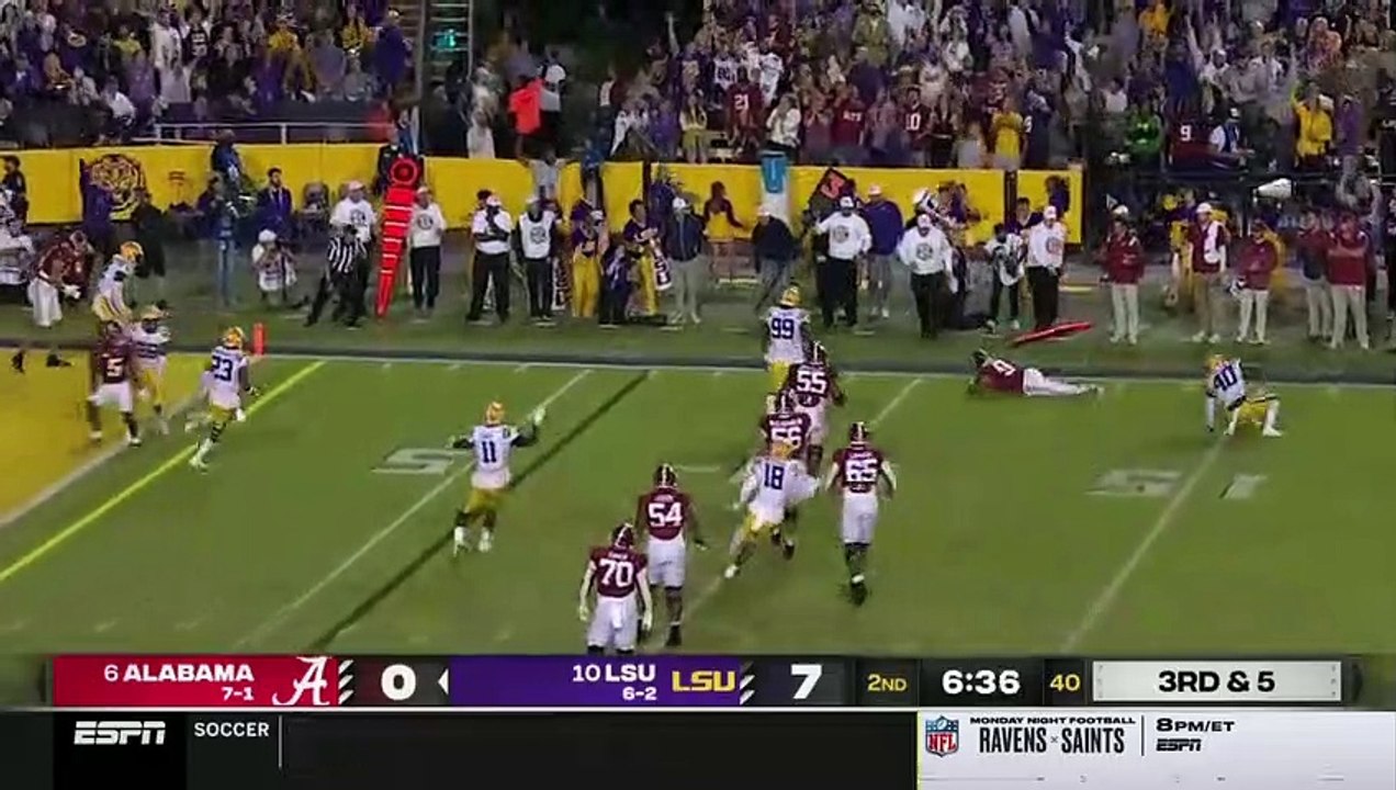 LSU vs Alabama Highlights | College Football Week 10 | 2022 College Football
