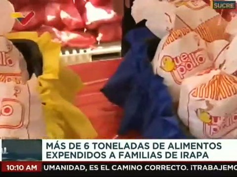 Sucre | Feria del Campo Soberano distribuye más de 6 toneladas de alimentos a familias de Irapa