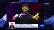 Pinoy gymnast Carlos Yulo, naka-2 medalya sa 2022 World Artistic Gymnastics Championships | Saksi