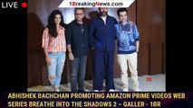 Abhishek Bachchan Promoting Amazon Prime Videos Web Series Breathe Into The Shadows 2 – Galler - 1br