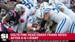Colts Fire Head Coach Frank Reich