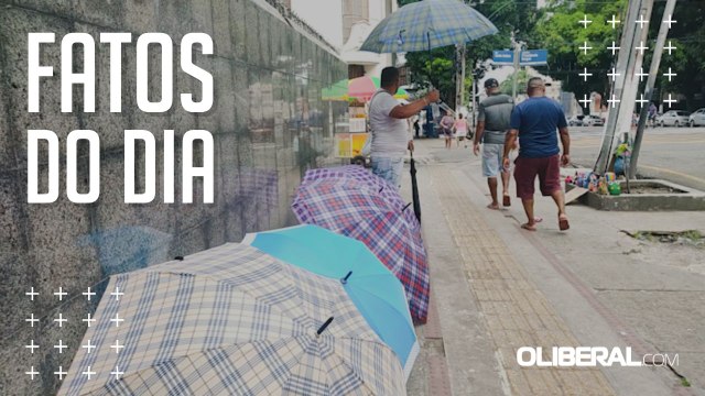 Chuvas diárias em Belém aquecem vendas de sombrinhas