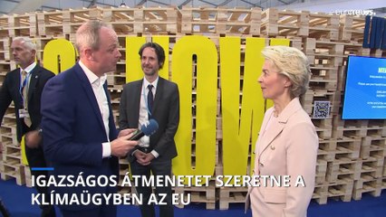 Ursula von der Leyen: fontos a szegény országok megsegítése a klímaügyben