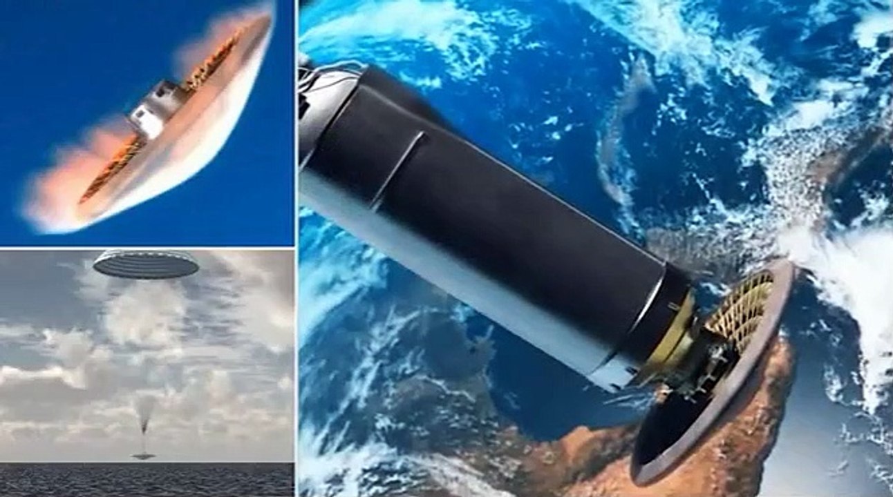 Out of this world! NASA will launch a huge flying saucer-like inflatable heat shield into space THIS WEEK - and it could help humans land safely on Mars one day