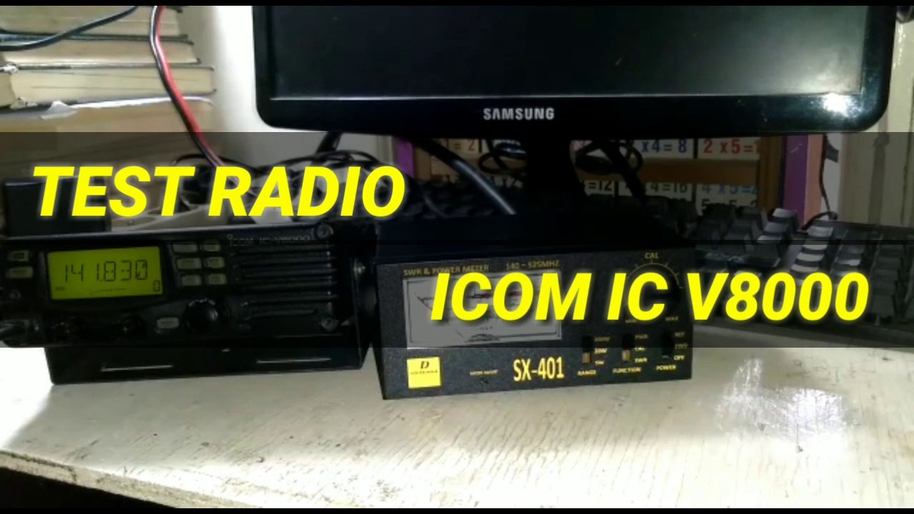 Test Radio ICOM IC-V8000 VHF - Test Rig ICOM IC-V8000 - Mahendyukkie