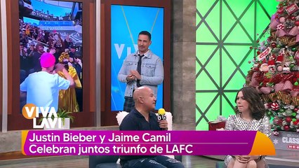 Justin Bieber y Jaime Camil celebran triunfo de LAFC
