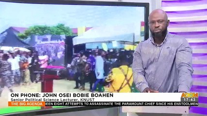 Hooting at Prez. & Veep: Analyzing causes and effects for solutions to ensure good governance - The Big Agenda on Adom TV (7-11-22)