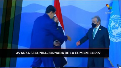teleSUR Noticias 15:30 07-11: Avanza segunda jornada de la cumbre COP27